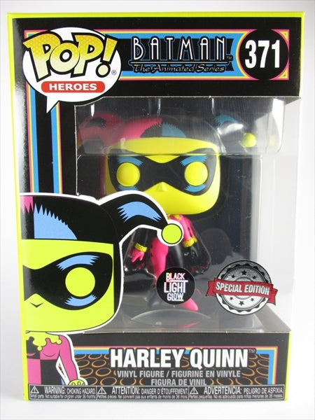 ハーレイ・クイン ブラックライト FUNKO(ファンコ) POP! HEROES 371