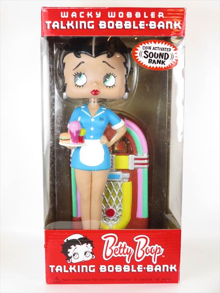ファンコ ワッキー ワブラー ベティー ブープ トーキングバンク ボブルヘッド ジュークボックスベティ [BETTY BOOP(ベティ・ブープ)] FUNKO(ファンコ