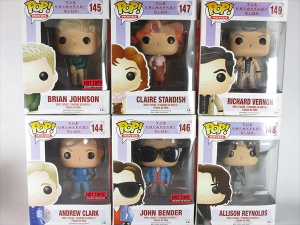 ブレックファスト・クラブ 6体セット FUNKO(ファンコ) POP! MOVIES 144-149
