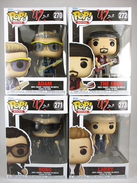 ボノ、ジ・エッジ、アダム、ラリー4体セット [U2] FUNKO(ファンコ) POP! ROCKS 270-273