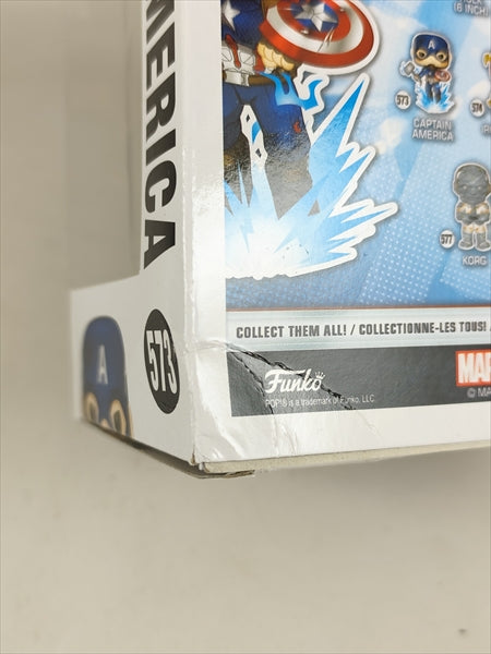 【箱傷】 キャプテン・アメリカ withムジョールニア [アベンジャーズ/エンドゲーム] FUNKO(ファンコ) POP! 573