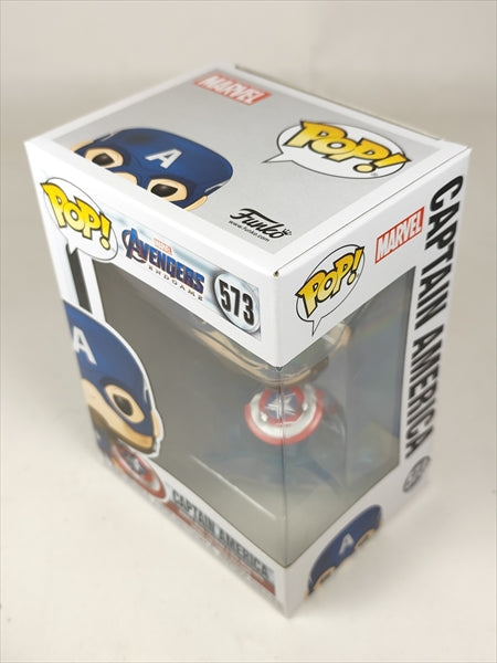 【箱傷】 キャプテン・アメリカ withムジョールニア [アベンジャーズ/エンドゲーム] FUNKO(ファンコ) POP! 573
