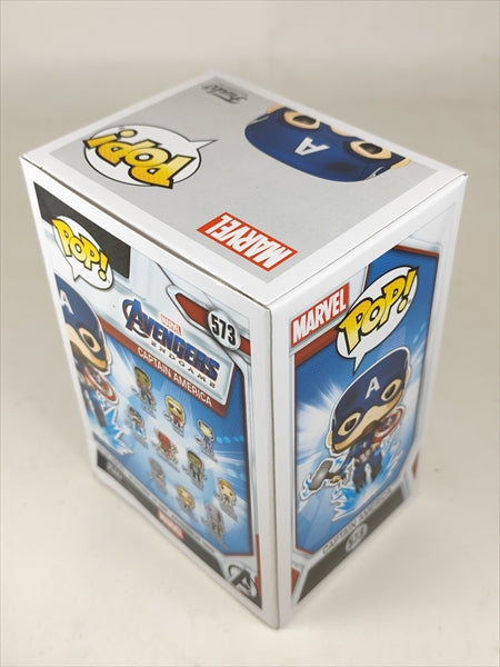 【箱傷】 キャプテン・アメリカ withムジョールニア [アベンジャーズ/エンドゲーム] FUNKO(ファンコ) POP! 573