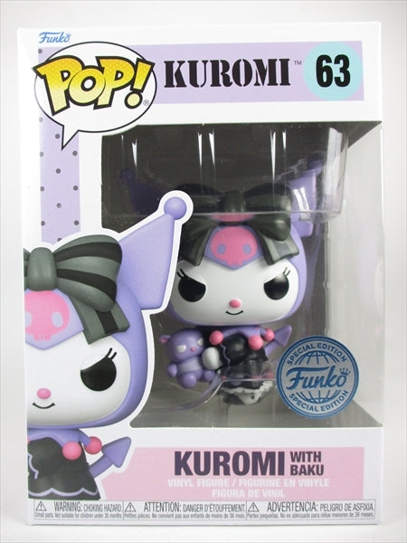 クロミ withバク [KUROMI] FUNKO(ファンコ) POP! 63