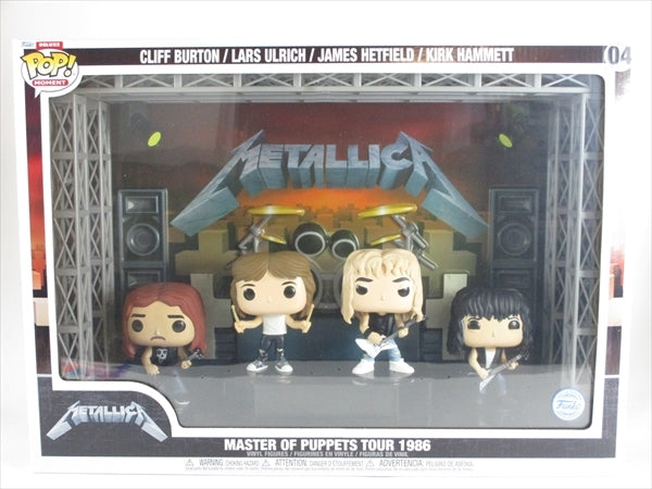 クリフ・バートン、ラーズ・ウルリッヒ、ジェイムズ・ヘットフィールド、カーク・ハメット [メタリカ(METALLICA)] FUNKO(ファンコ) POP! DELUXE MOMENT 04