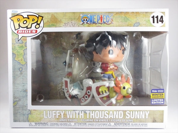 ルフィwithサウザンドサニー号 2022年WINTER CONVENTION限定 [ONE PIECE(ワンピース)] FUNKO(ファンコ) POP! RIDES 114