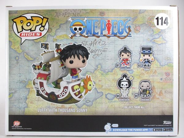 ルフィwithサウザンドサニー号 2022年WINTER CONVENTION限定 [ONE PIECE(ワンピース)] FUNKO(ファンコ) POP! RIDES 114