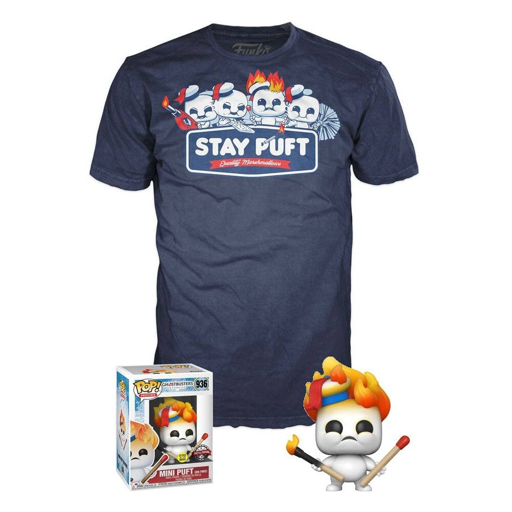 ミニマシュマロマン マッチ 蓄光版 Mサイズ [ゴーストバスターズ/アフターライフ] FUNKO(ファンコ) POP! TEES