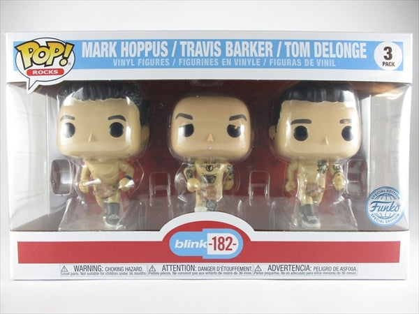 マーク・ホッパス,トラヴィス・バーカー,トム・デロング ストリーキング [ブリンク182(blink 182)] FUNKO(ファンコ) POP! ROCKS 3PACK