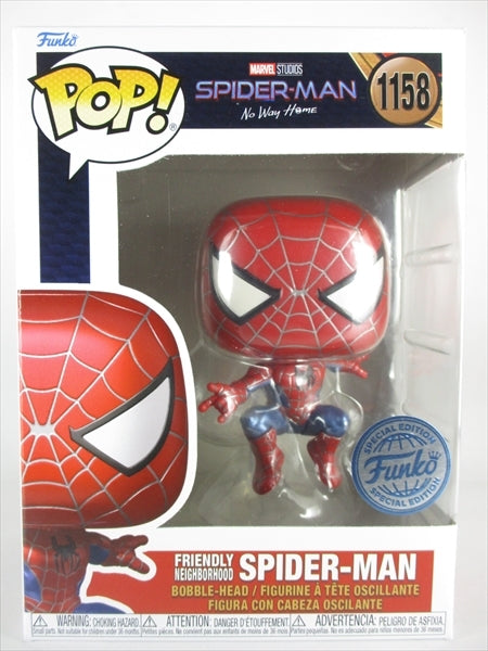 フレンドリー・ネイバーフッド・スパイダーマン メタリック [スパイダーマン ノー・ウェイ・ホーム] FUNKO(ファンコ) POP! 1158