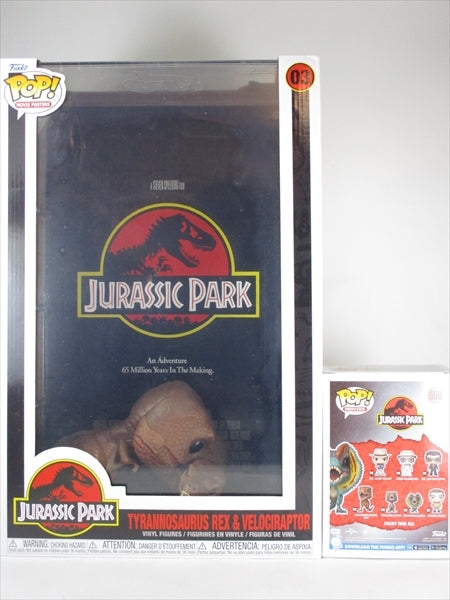 ティラノサウルス・レックス＆ヴェロキラプトル [ジュラシックパーク] FUNKO(ファンコ) POP! MOVIE POSTERS 03