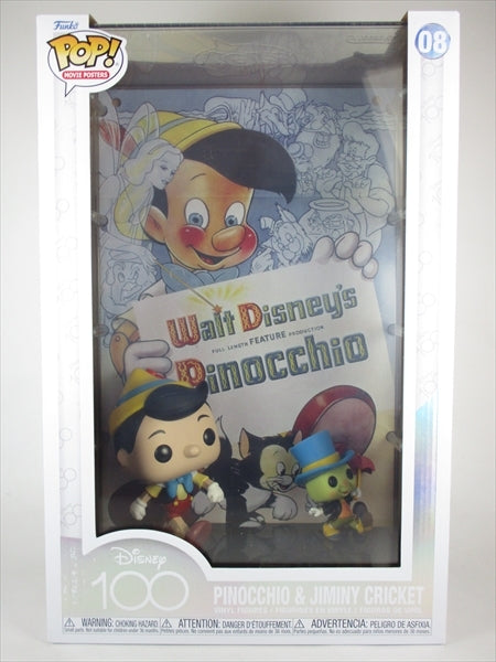 ピノキオ＆ジミニー・クリケット [DISNEY 100th] FUNKO(ファンコ) POP! MOVIE POSTERS 08