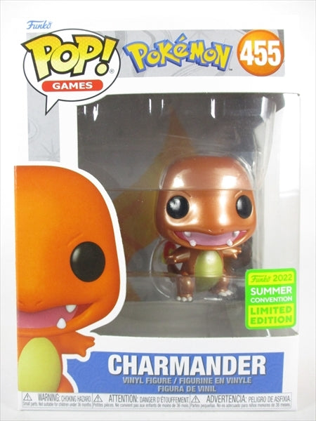 ヒトカゲ メタリック 2022年SUMMER CONVENTION限定 [ポケットモンスター] FUNKO(ファンコ) POP! GAMES 455