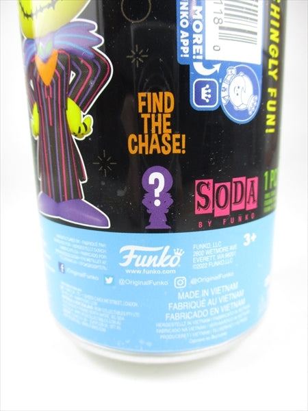 ジャック・スケリントン ブラックライト ソーダ缶 [ナイトメアー・ビフォア・クリスマス] FUNKO(ファンコ) SODA