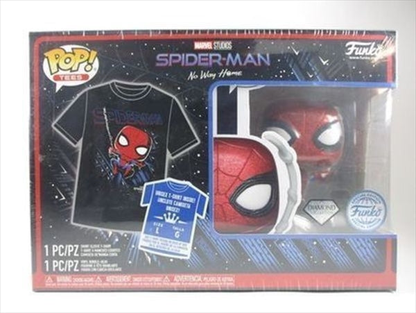 スパイダーマンノーウェイホーム ダイヤモンドグリッター Lサイズ [スパイダーマンノーウェイホーム] FUNKO(ファンコ) POP! TEES