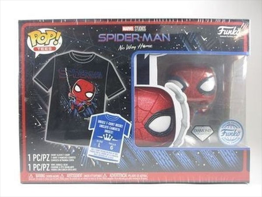 スパイダーマンノーウェイホーム ダイヤモンドグリッター Lサイズ [スパイダーマンノーウェイホーム] FUNKO(ファンコ) POP! TEES