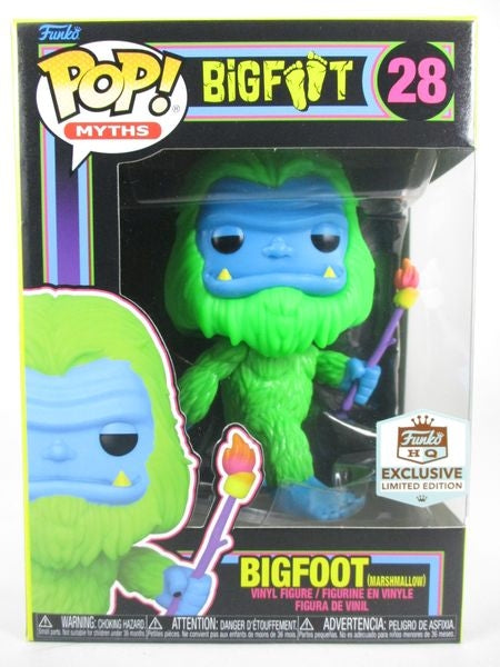 ビッグフット ブラックライト ファンコHQ限定 [BIGFOOT] FUNKO(ファンコ) POP! MYTHS 28