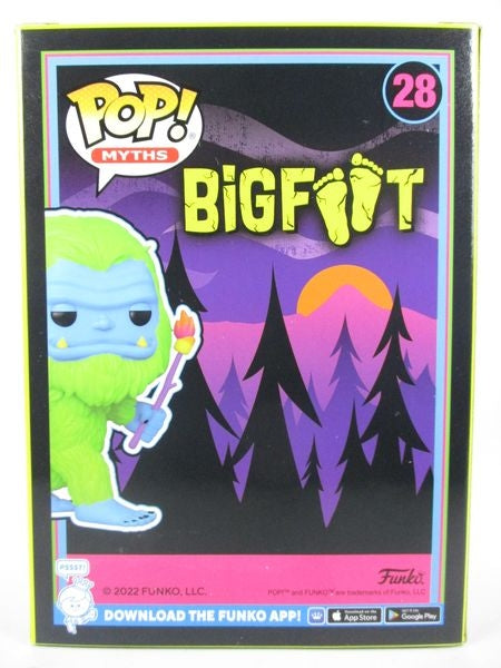 ビッグフット ブラックライト ファンコHQ限定 [BIGFOOT] FUNKO(ファンコ) POP! MYTHS 28