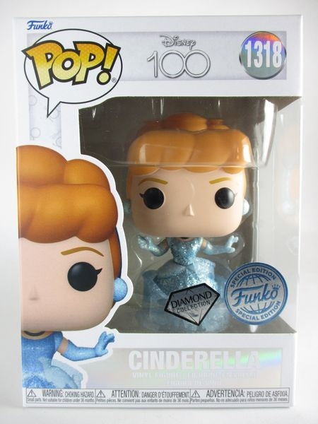 シンデレラ ダイヤモンドグリッター [ディズニー100th] FUNKO(ファンコ) POP! 1318