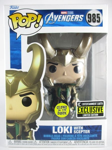 ロキ withセプター ENTERTAINMENT EARTH限定 蓄光版 [アベンジャーズ] FUNKO(ファンコ) POP! 985