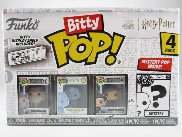 ダンブルドア、ほとんど首なしニック、マクゴナガル、+α [ハリーポッター] FUNKO(ファンコ) Bitty POP! 4PACK