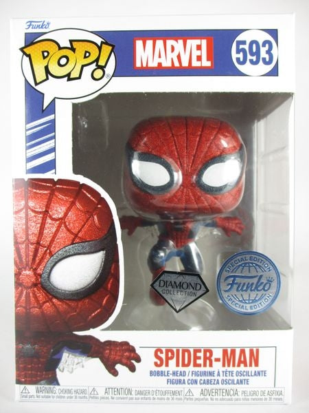 スパイダーマン ダイヤモンドグリッター [MARVEL] FUNKO(ファンコ) POP! 593