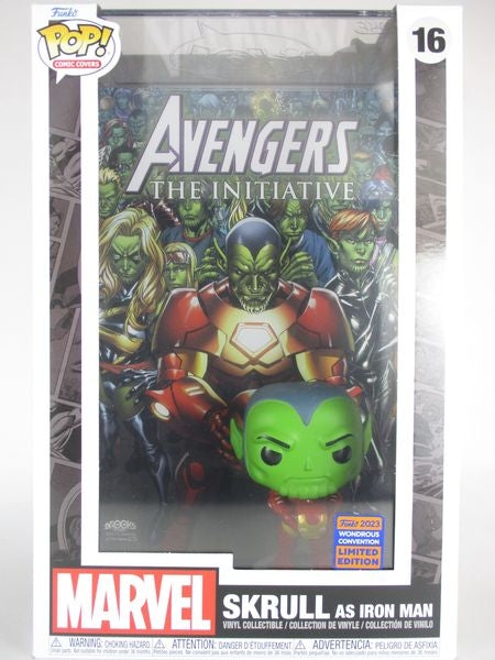 スクラルasアイアンマン コミックカバー 2023年WONDEROUS CONVENTION限定 [MARVEL] FUNKO(ファンコ) POP! COMIC COVERS 16