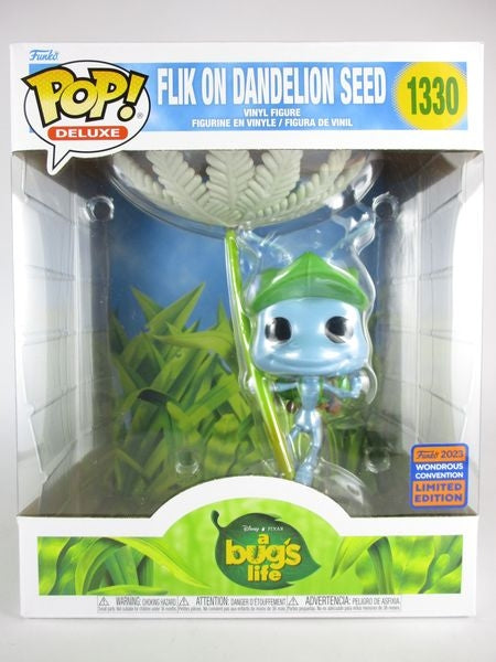 綿毛に乗ったフリック ６インチ 2023年WONDEROUS CONVENTION限定 [バグズ・ライフ(a bug's life)] FUNKO(ファンコ) POP! DELUXE 1330
