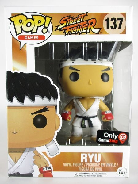 リュウ 白道着 [ストリートファイター(STREET FIGHTER)] FUNKO(ファンコ) POP! GAMES 137