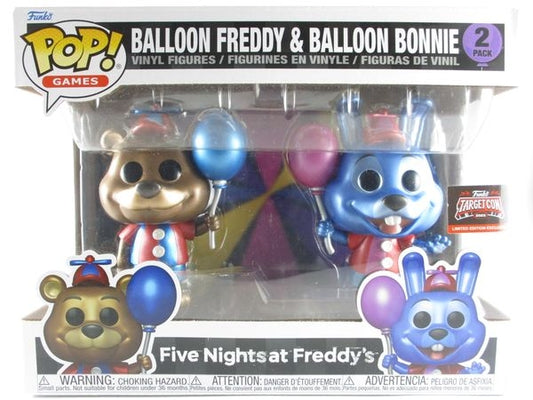 バルーンフレディ＆ボニー 2023年TARGET CON限定 [ファイブナイツアットフレディーズ(Five Nights at Freddy's)] FUNKO(ファンコ) POP! GAMES 2PACK
