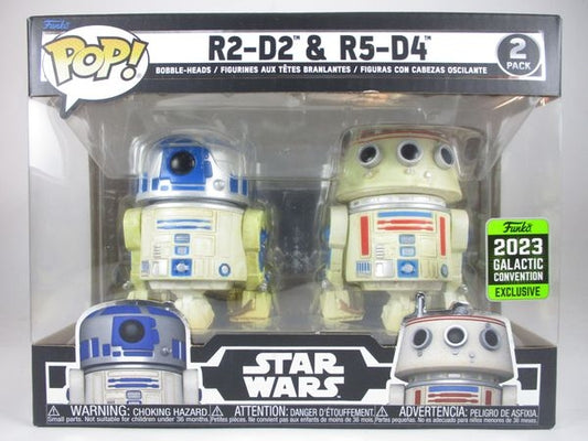 R2-D2&R5-D4 2023年GALACTIC CONVENTION限定 [STARWARS(スターウォーズ)] FUNKO(ファンコ) POP! 2PACK