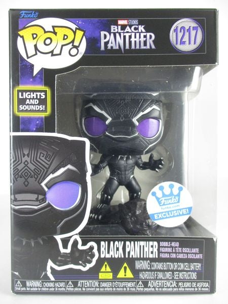 【ライト＆サウンド】ブラックパンサー FUNKOショップ限定 [BLACK PANTHER] FUNKO(ファンコ) POP! 1217
