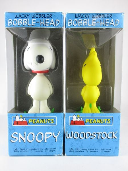 【箱傷・黄変】スヌーピー＆ウッドストック [PEANUTS(ピーナッツ)] FUNKO(ファンコ) Wacky Wobbler(ワッキーワブラー) ボブルヘッド