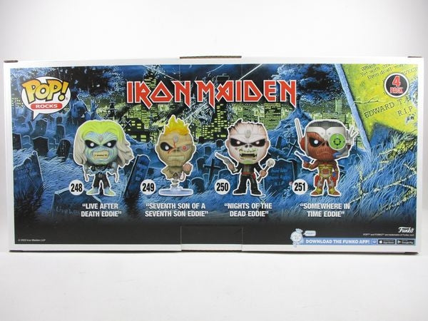 エディ４体セット 蓄光版 [アイアン・メイデン(IRON MAIDEN)] FUNKO(ファンコ) POP! ROCKS 4PACK