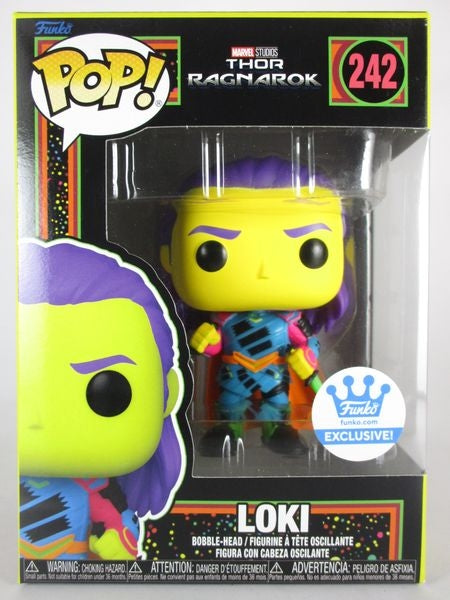 ロキ ブラックライト FUNKOショップ限定 [マイティ・ソー バトルロイヤル(THOR:RAGNAROK)] FUNKO(ファンコ) POP! 242