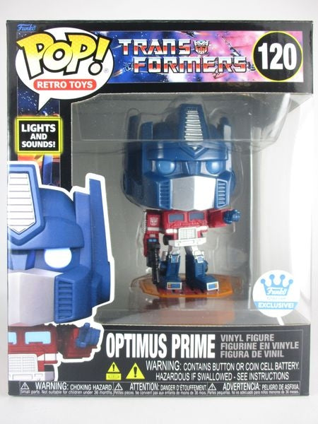 【ライト＆サウンド】 オプティマスプライム FUNKOショップ限定 ６インチ [トランスフォーマー(TRANS FORMERS)] FUNKO(ファンコ) POP! RETRO TOYS 120