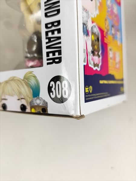 【箱傷】 ハーレイ・クイン＆ビーバー [バーズオブプレイ(BIRDS OF PREY)] FUNKO(ファンコ) POP! HEROES 308