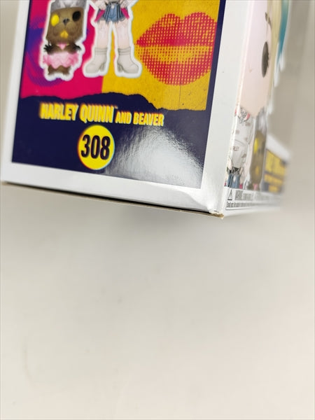【箱傷】 ハーレイ・クイン＆ビーバー [バーズオブプレイ(BIRDS OF PREY)] FUNKO(ファンコ) POP! HEROES 308