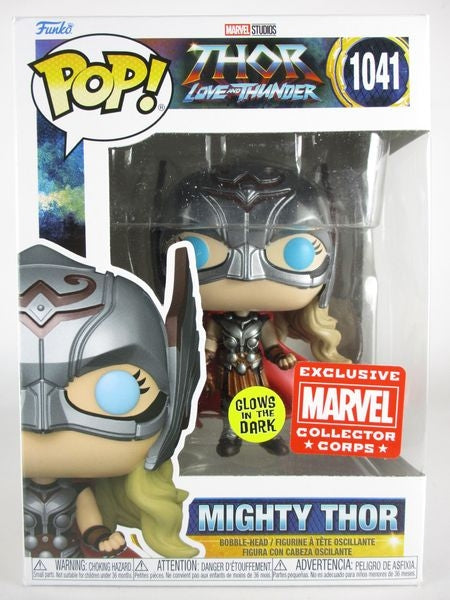 マイティ・ソー MARVEL COLLECTOR CORP限定 蓄光版 [ソー:ラブ＆サンダー(THOR: LOVE AND THUNDER)] FUNKO(ファンコ) POP! 1041