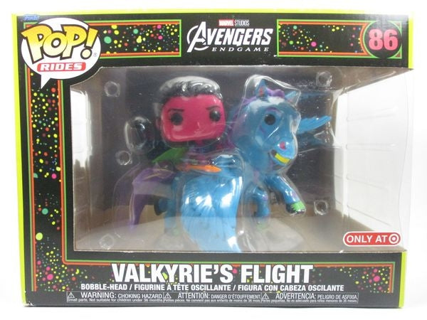 ペガサスに乗ったヴァルキリー ブラックライト [Avengers(アベンジャーズ・エンドゲーム)] FUNKO(ファンコ) POP! RIDES 86