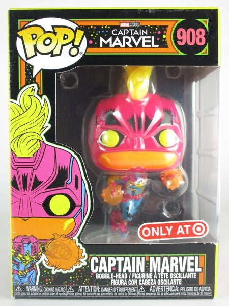 キャプテンマーベル ブラックライト [CAPTAIN MARVEL] FUNKO(ファンコ) POP! 908