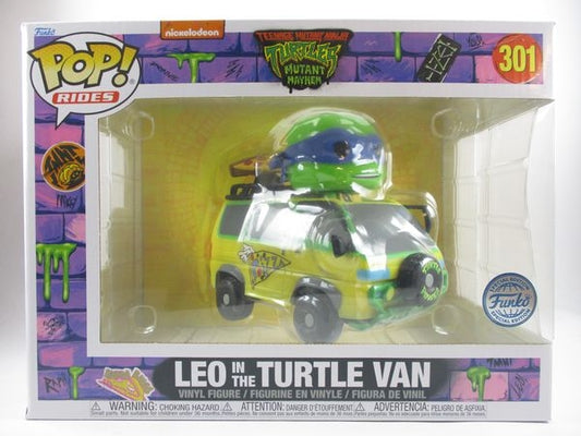 レオナルド inタートルワゴン [ミュータント・タートルズ:ミュータント・パニック!] FUNKO(ファンコ) POP! RIDES 301