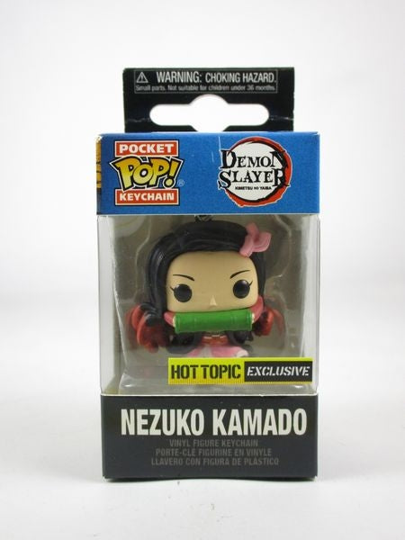 竈門禰豆子 HOT TOPIC限定 [鬼滅の刃(DEMON SLAYER)] FUNKO(ファンコ) POP! POCKET KEYCHAIN