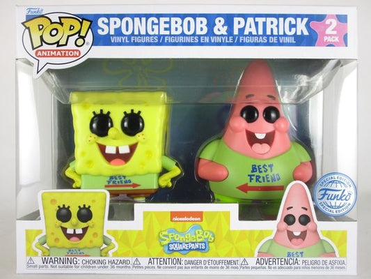 スポンジボブ＆パトリックスター [スポンジボブスクエアパンツ(SpongeBob SQUAREPANTS)] FUNKO(ファンコ) POP! ANIMATION 2PACK