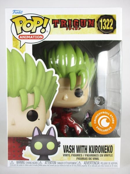 ヴァッシュwith黒猫様 [トライガン(TRIGUN)] FUNKO(ファンコ) POP! ANIMATION 1322
