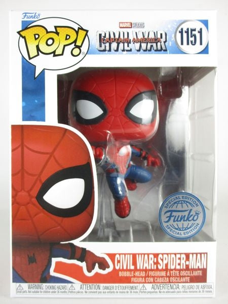 スパイダーマン [キャプテンアメリカ シビルウォー(CAPTAIN AMERICA CIVIL WAR)] FUNKO(ファンコ) POP! 1151