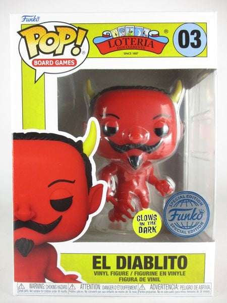 エル・ディアブリト 蓄光版 [ロテリア(LOTERIA)] FUNKO(ファンコ) POP! BOARD GAMES 03