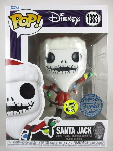 サンタ・ジャック 蓄光版 [ナイトメアー・ビフォア・クリスマス 30THアニバーサリー] FUNKO(ファンコ) POP! 1383