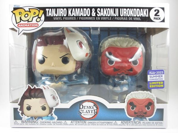 竈門炭治郎＆鱗滝左近寺 2023年SUMMER CONVENTION限定 [鬼滅の刃(DEMON SLAYER)] FUNKO(ファンコ) POP! ANIMATION 2PACK