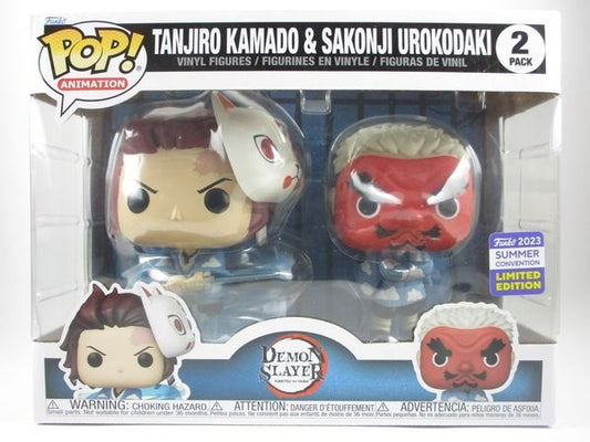 竈門炭治郎＆鱗滝左近寺 2023年SUMMER CONVENTION限定 [鬼滅の刃(DEMON SLAYER)] FUNKO(ファンコ) POP! ANIMATION 2PACK